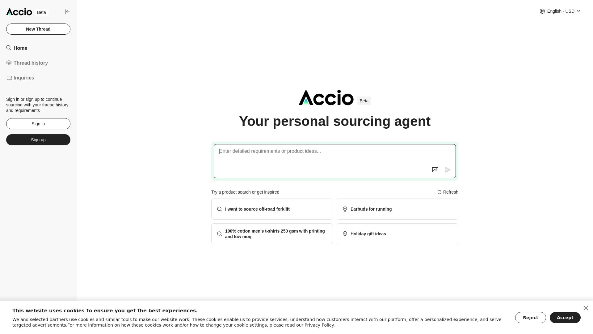 Accio logo