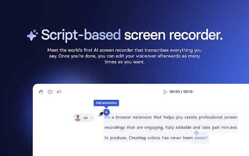 Synthesia AI Screen Recorder ai chrome extension logo