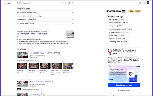 Semantic Pen ai chrome extension logo