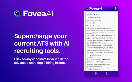 FoveaAI ai chrome extension logo