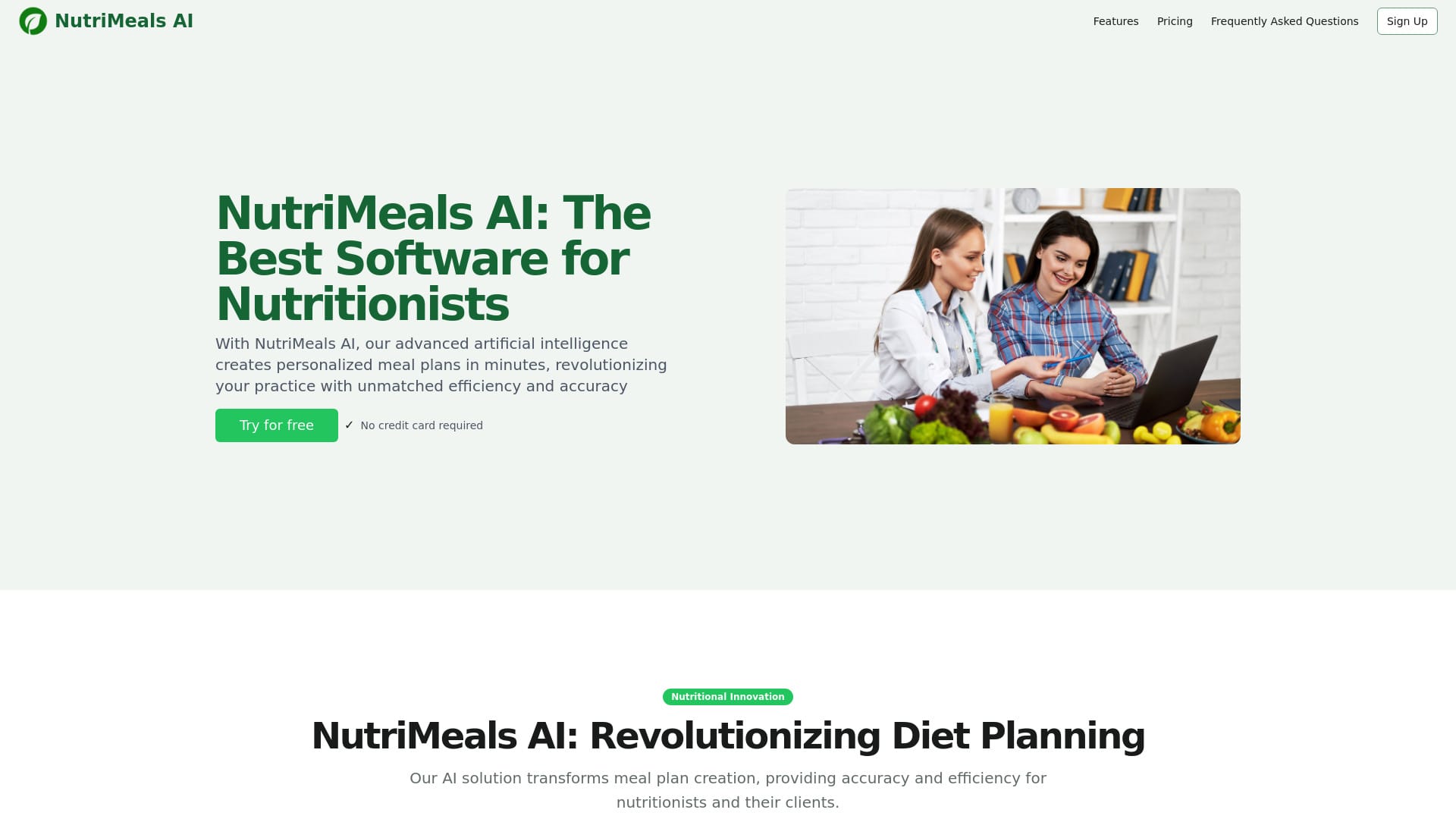 NutriMeals AI logo