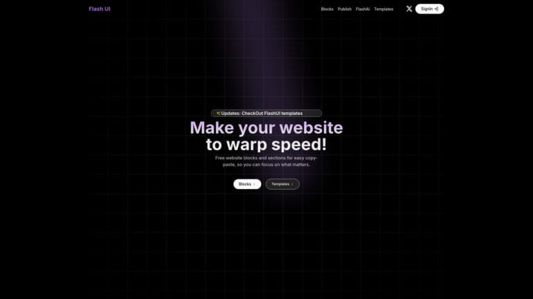 Innovative Flash Ui AI Tool Review