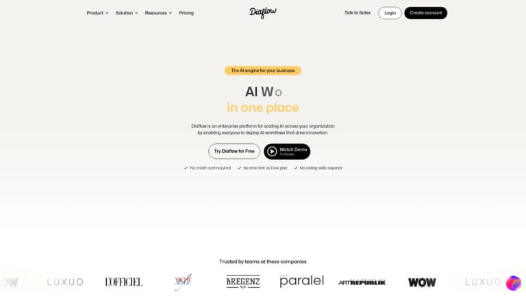 Powerful Diaflow AI Tool Review