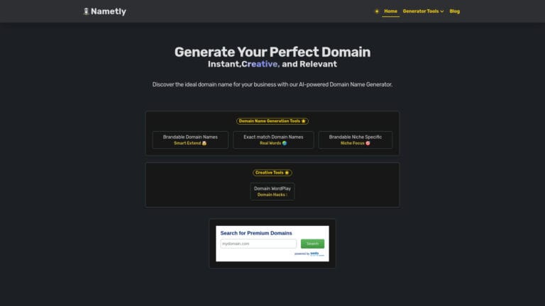 Smart Nametly AI Tool Review