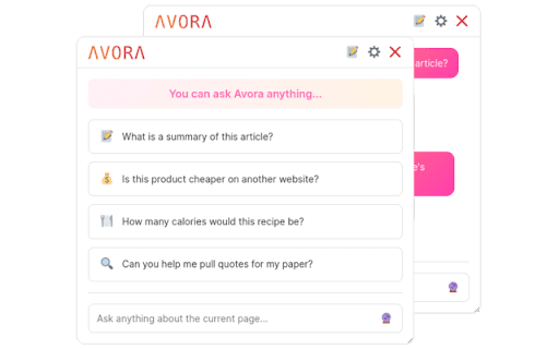 Avora ai chrome extension logo
