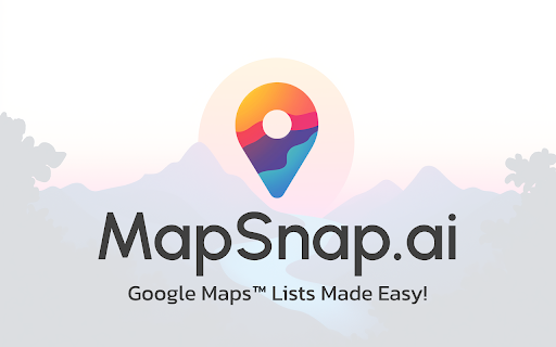 MapSnap.ai ai chrome extension logo