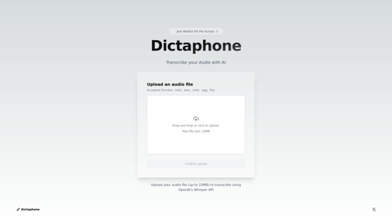 Free Dictaphone AI Tool Review