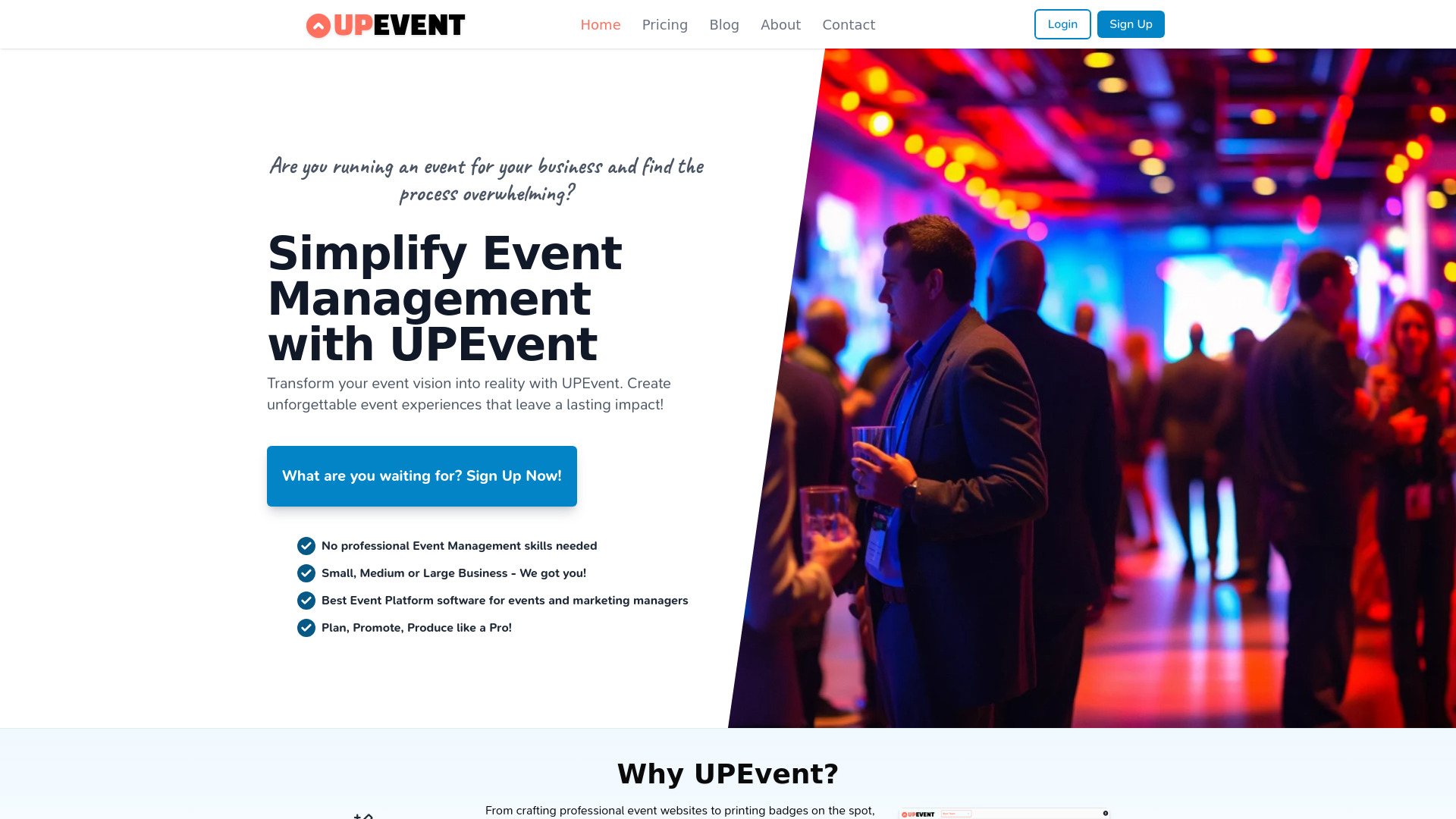 UPEvent logo