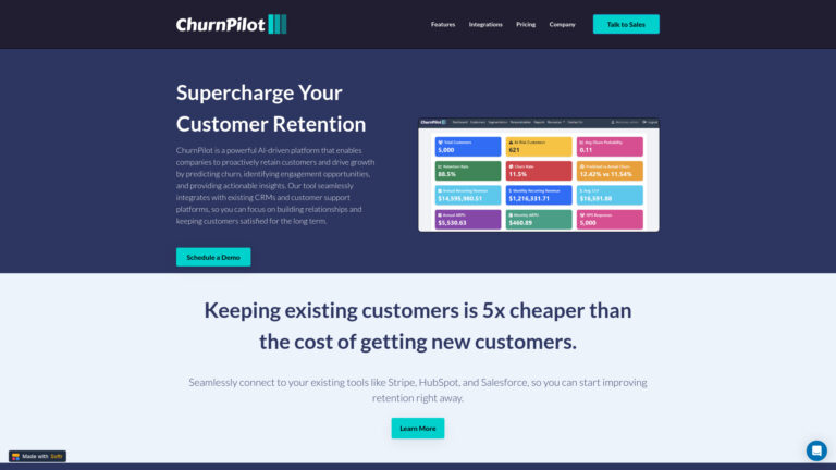 Popular Churnpilot AI Tool Review