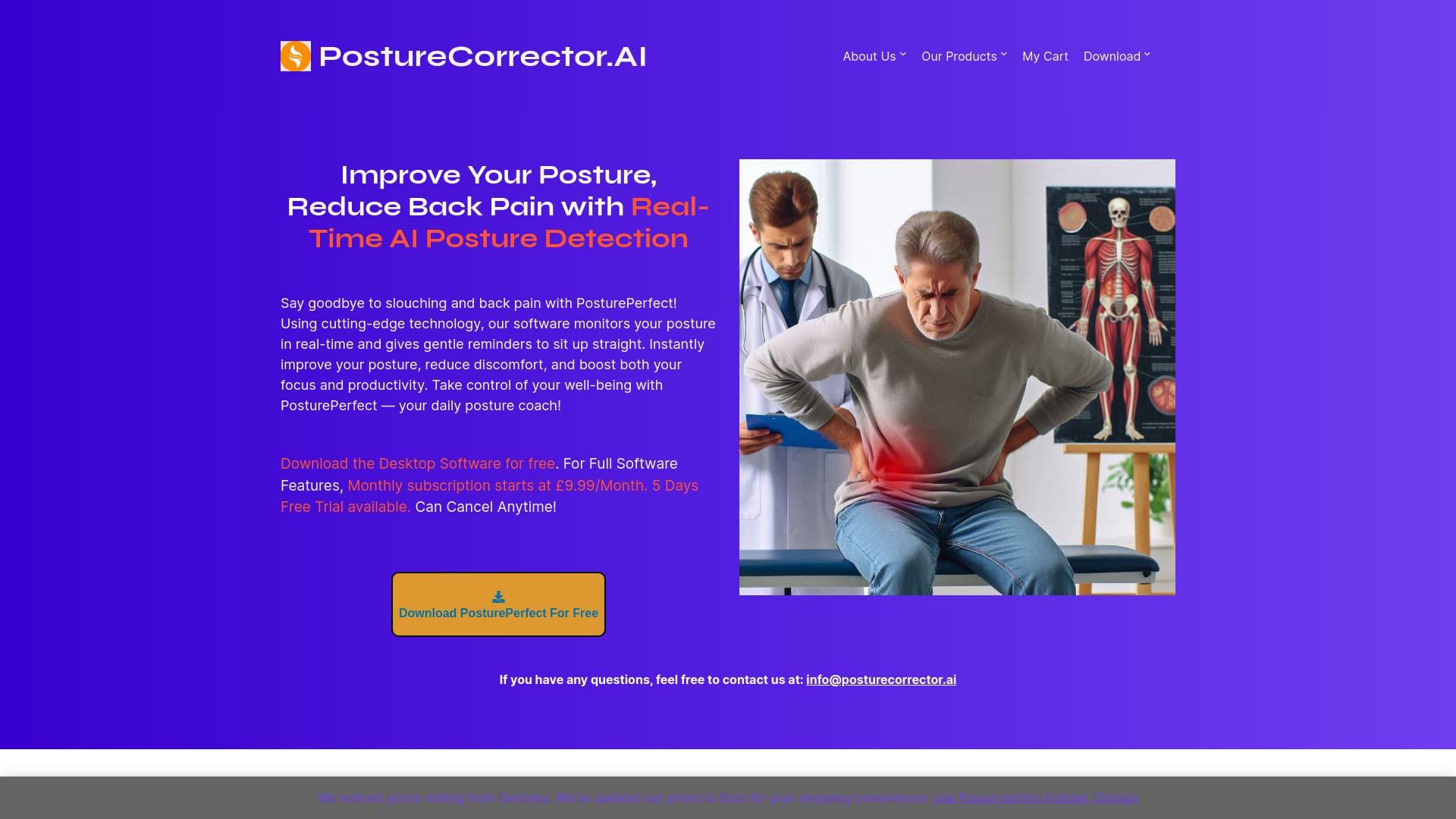 PostureCorrector.AI logo