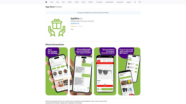 Free Gyftpro AI Tool Review
