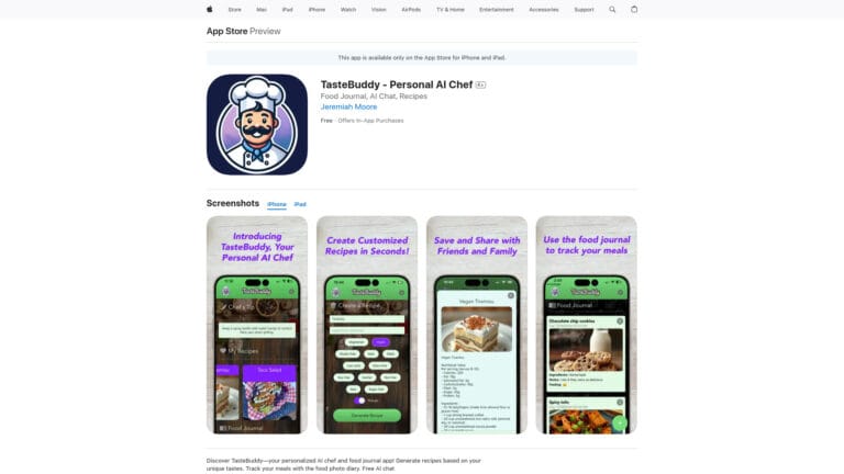 Powerful Tastebuddy AI Tool Review