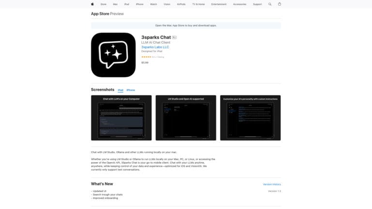 Popular 3sparks Chat AI Tool Review