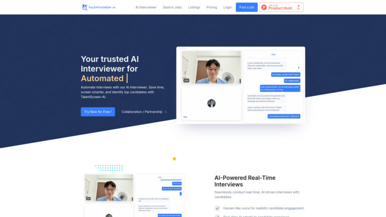 Trending Talentscreen AI AI Tool Review
