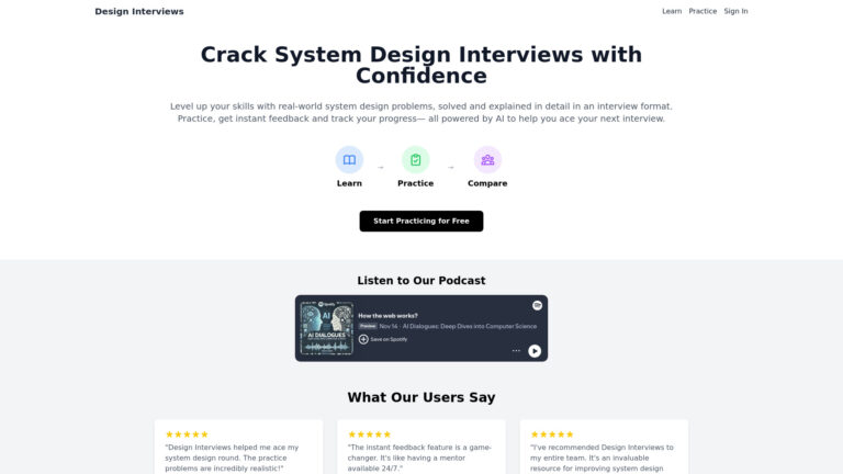 Top Design Interviews AI Tool Review