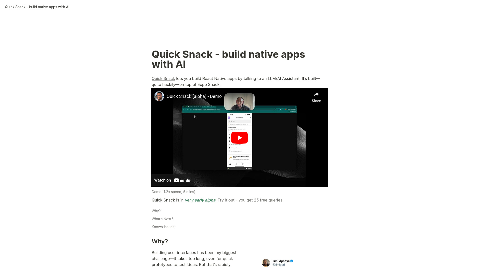 Quick Snack logo