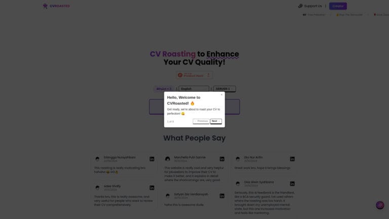 Popular Cv Roasted AI Tool Review