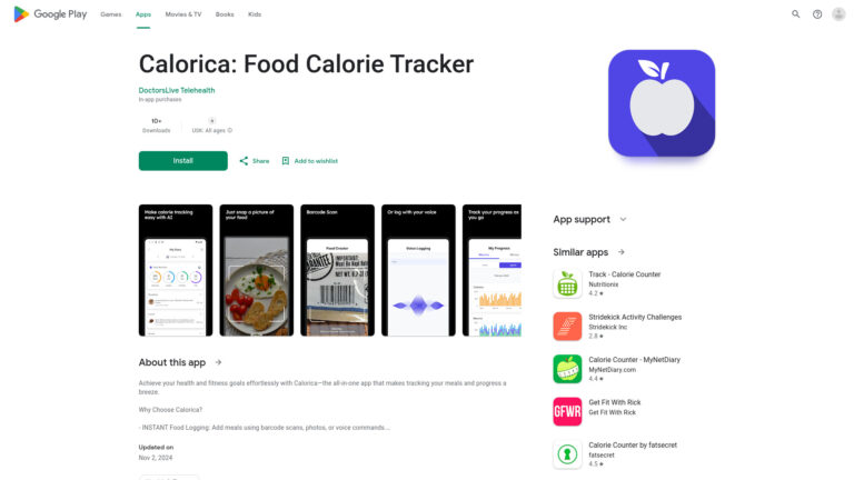 New Calorica AI Tool Review