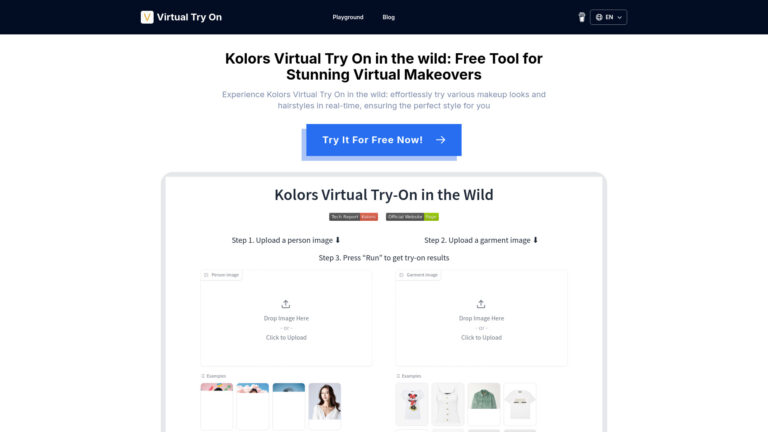 Powerful Kolors Virtual Try On AI AI Tool Review