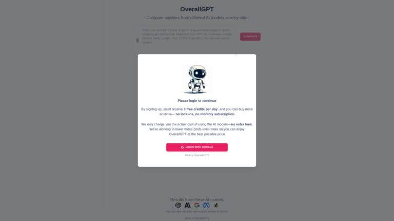 Popular Overallgpt AI Tool Review