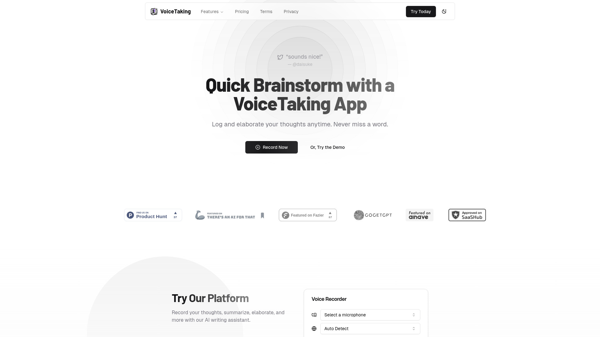 VoiceTaking logo