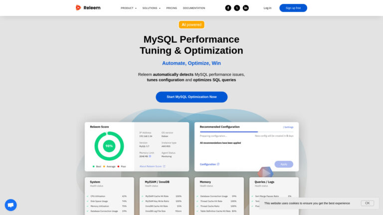 New Releem AI Tool Review