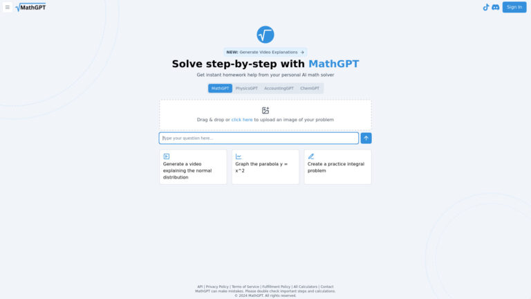 Top Mathgpt AI Tool Review