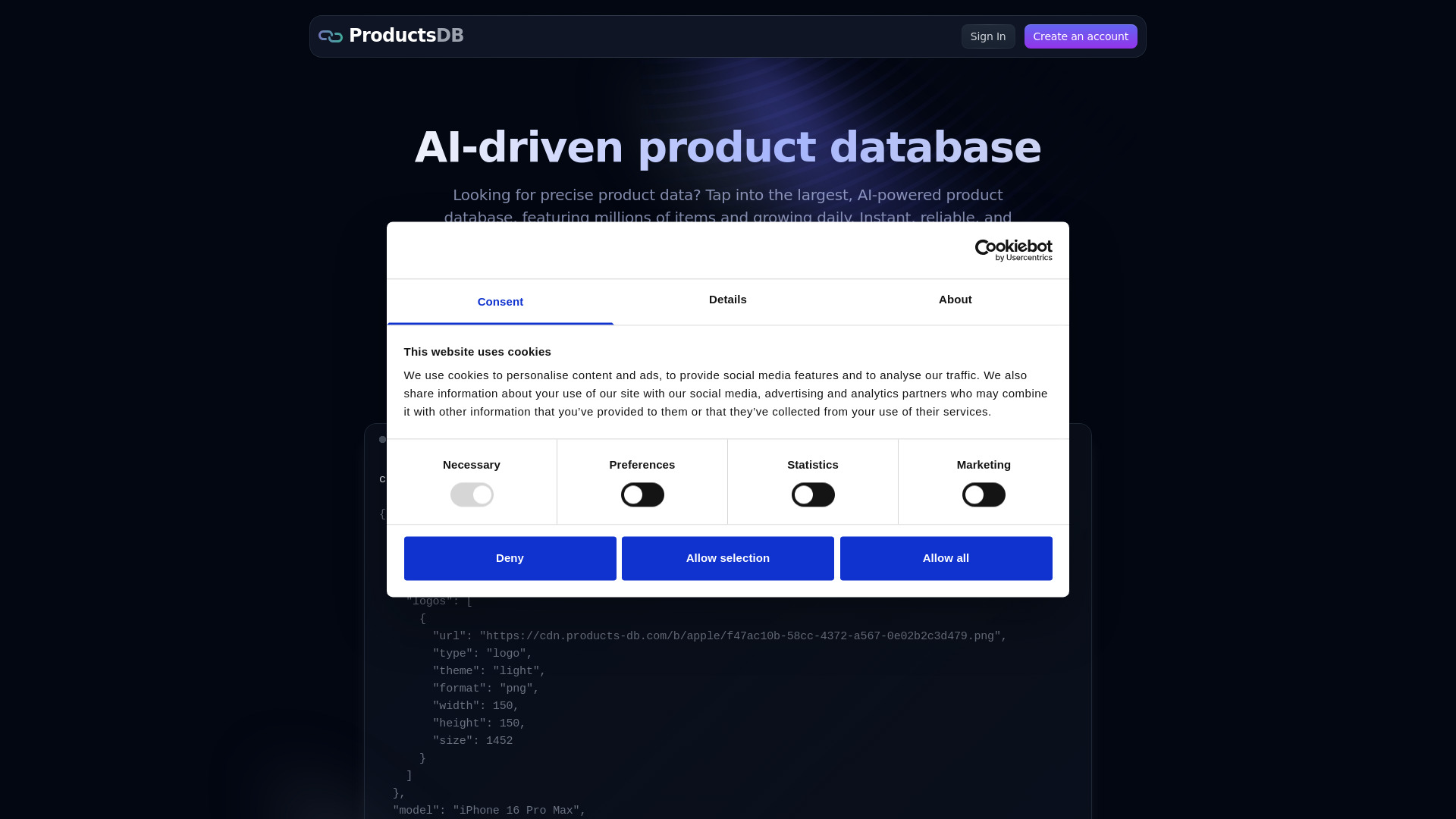 Products logo