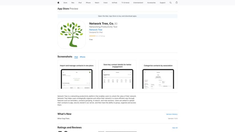 New Network Tree AI Tool Review