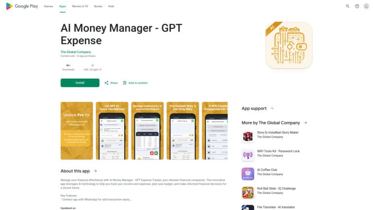 New AI Money Manager AI Tool Review