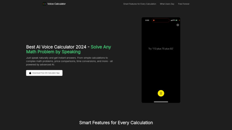 Innovative Voicecalc AI Tool Review
