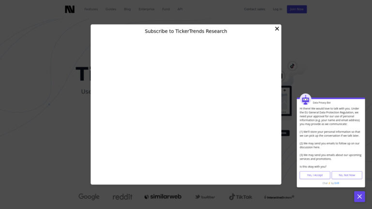 Free Tickertrends AI Tool Review