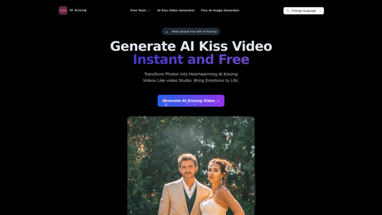 Top AI Kissing Video Generator AI Tool Review