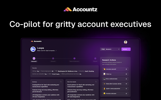 Accountz ai chrome extension logo