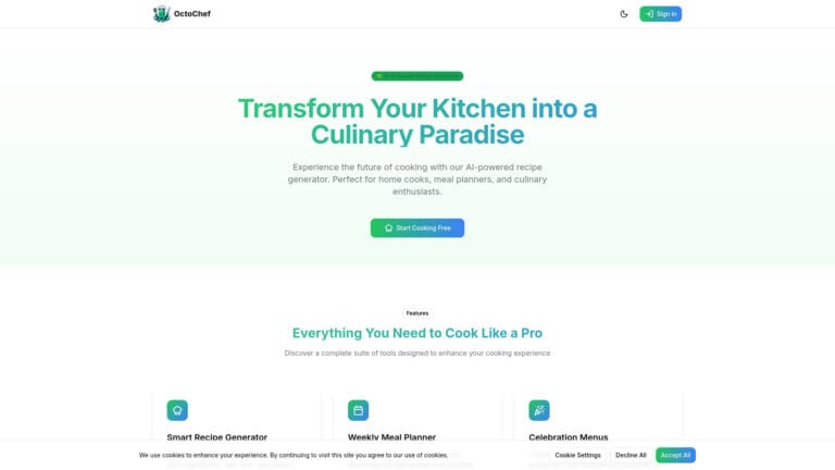 Best Octochef AI Tool Review
