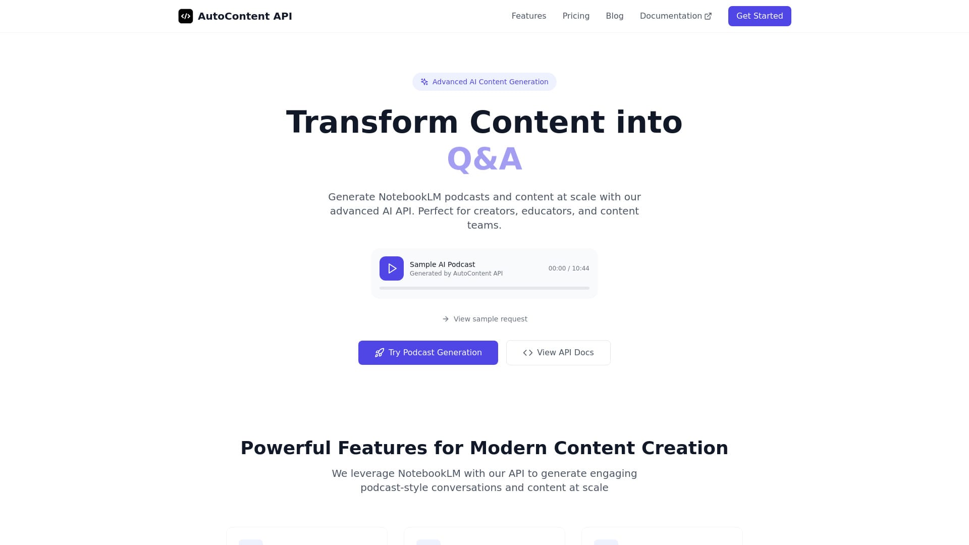 AutoContent API logo
