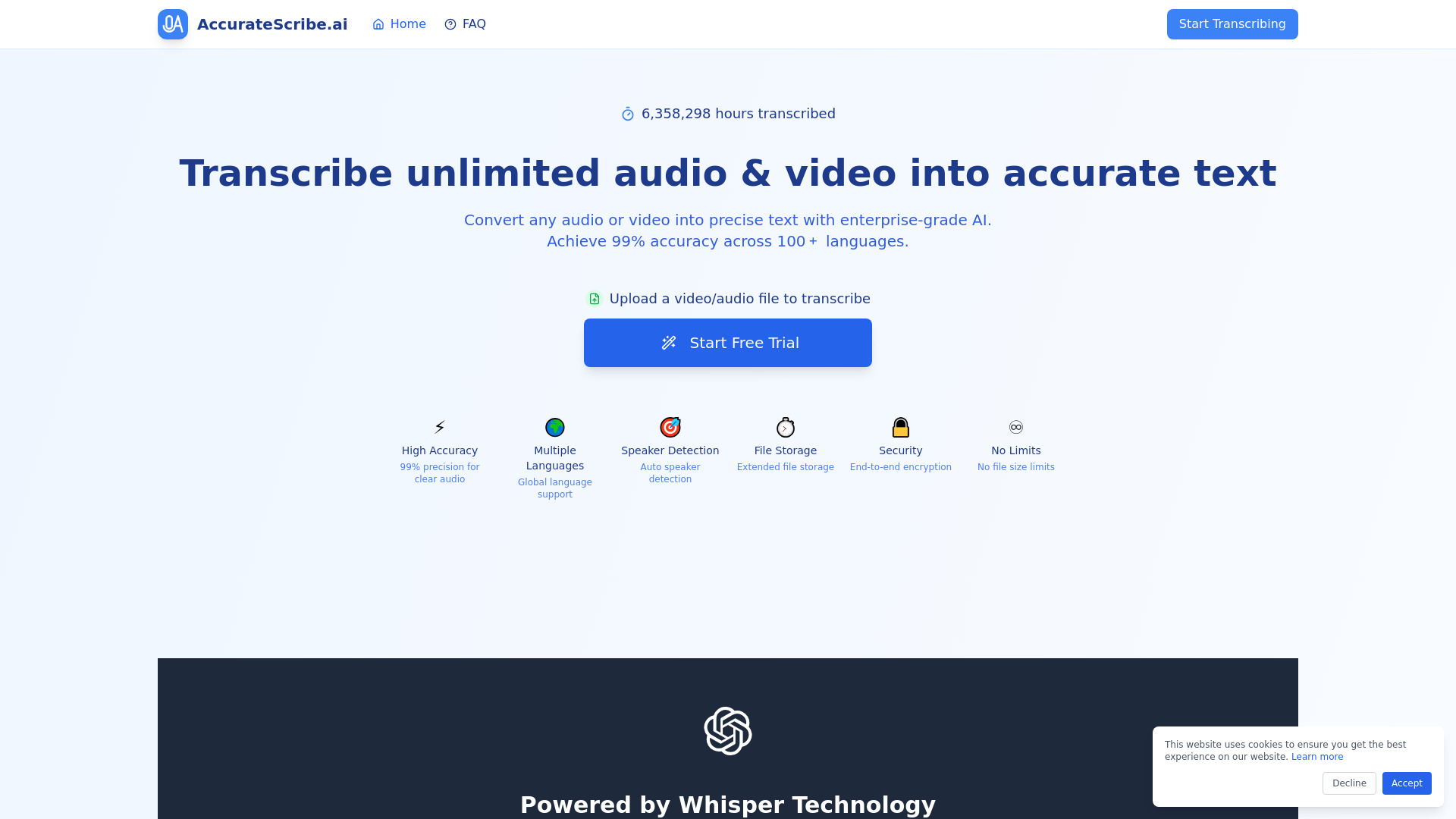 AccurateScribe.ai logo