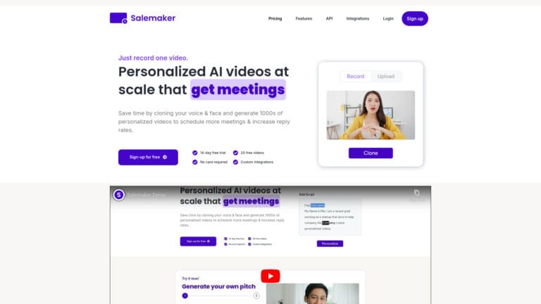 Free Salemaker AI Tool Review