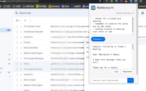 MailGenius AI ai chrome extension