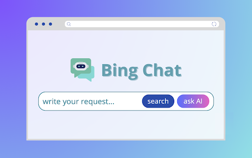 Bing Chat GPT ai chrome extension logo