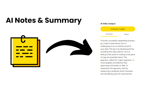 YT Summarizer ai chrome extension logo