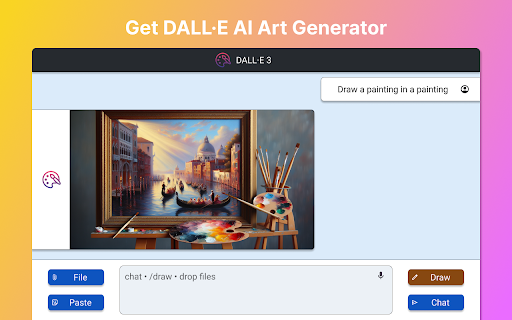 DALLE AI Art Generator ai chrome extension logo