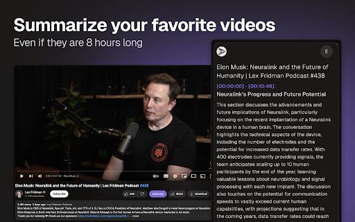 YouTube Summary with ChatGPT ai chrome extension logo