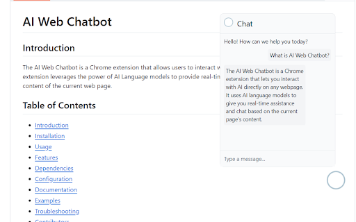 AI Web Chatbot Extension ai chrome extension logo