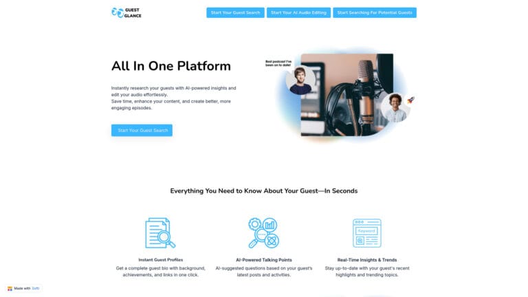 New Guest Glance AI Tool Review