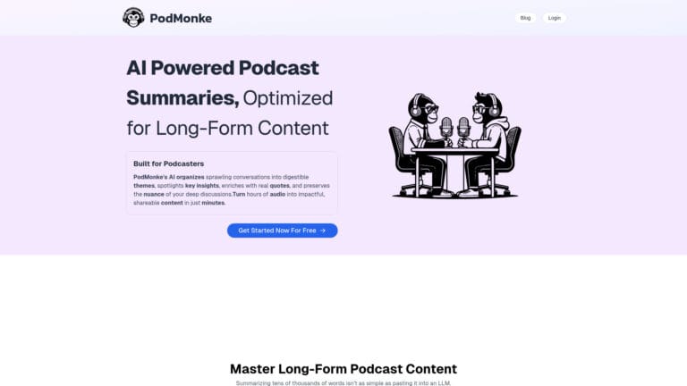 Free Podmonke AI Tool Review