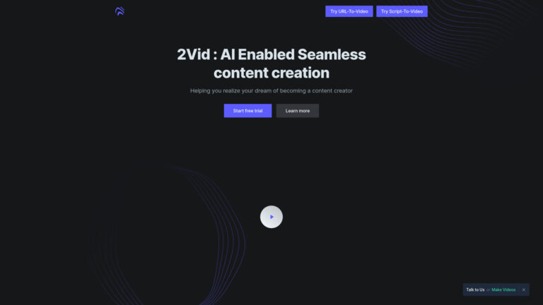 Advanced 2vid AI Tool Review
