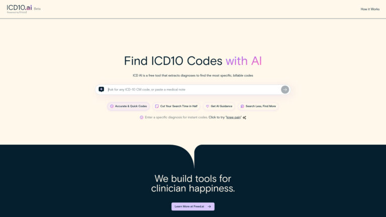 Free Icdcodes.ai AI Tool Review