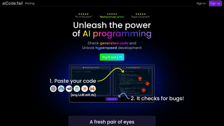 Powerful AIcode.fail AI Tool Review
