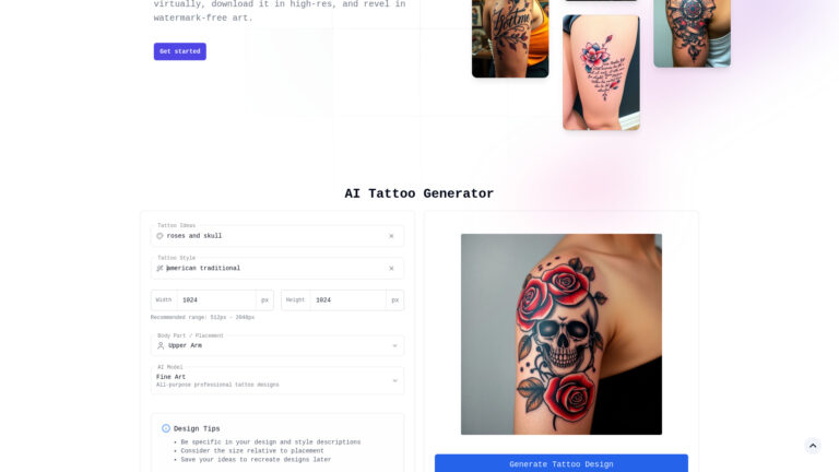 New Tattoogen.ai AI Tool Review